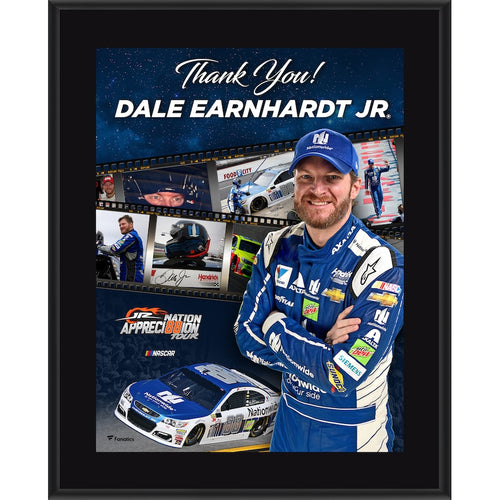 Dale Earnhardt Jr. 10.5'' x 13'' Thank You Dale Sublimated Plaque