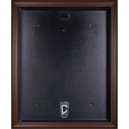 Columbus Crew Framed Brown Team Logo Jersey Display Case