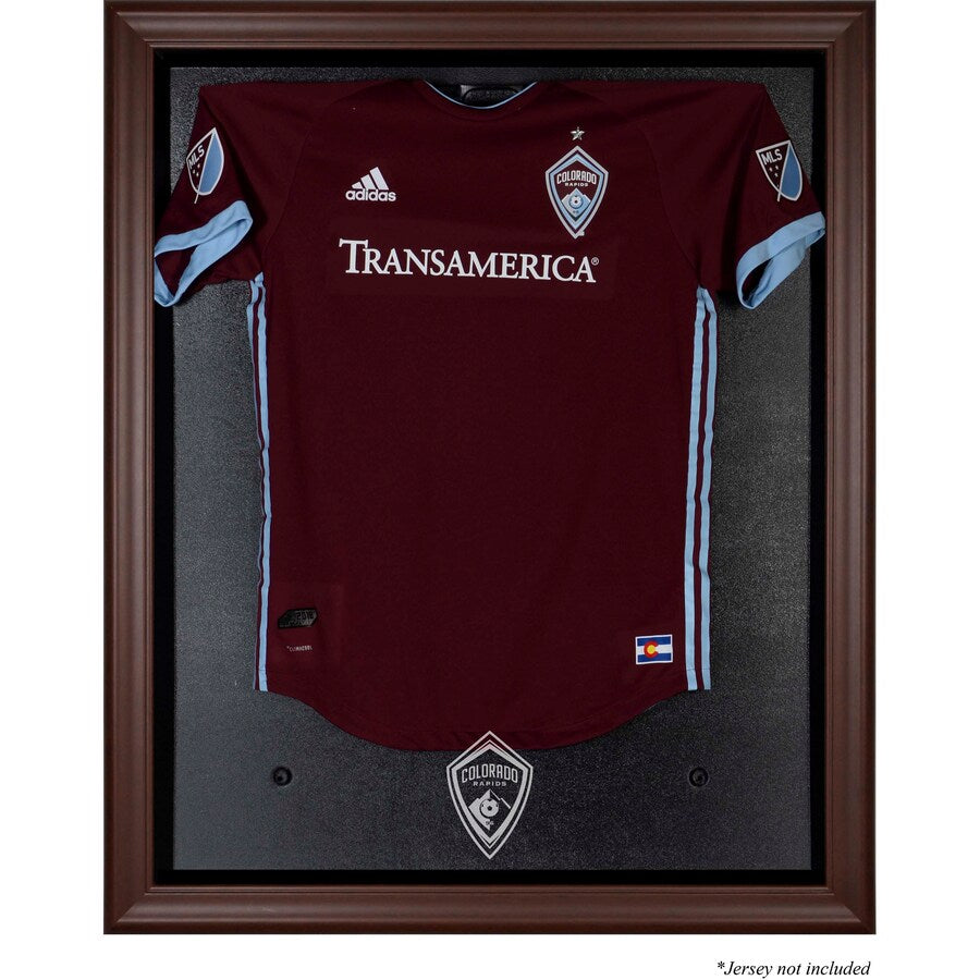 Colorado Rapids Framed Brown Team Logo Jersey Display Case