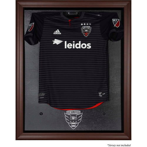 D.C United Framed Brown Team Logo Jersey Display Case