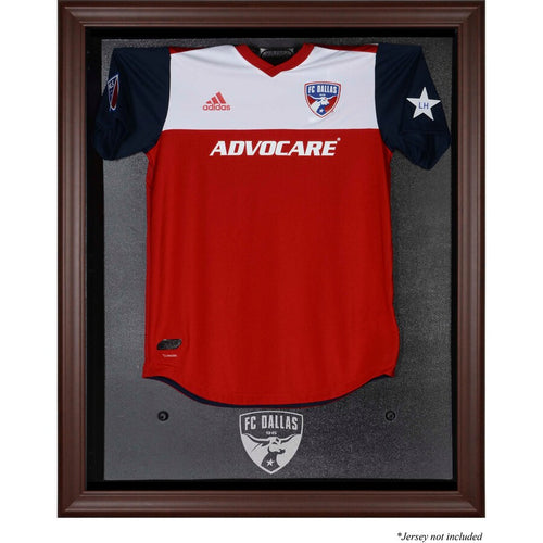 FC Dallas Framed Brown Team Logo Jersey Display Case