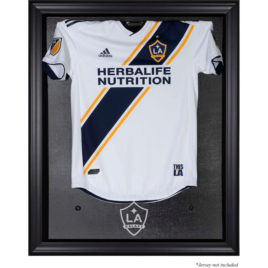 LA Galaxy Black Framed Team Logo Jersey Display Case