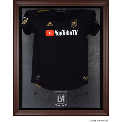 LAFC Framed Brown Team Logo Jersey Display Case