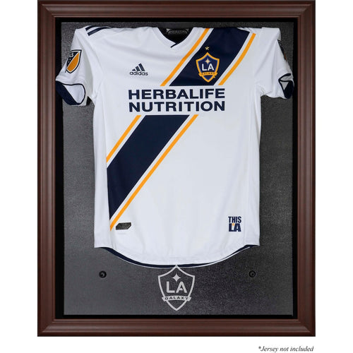 LA Galaxy Framed Brown Team Logo Jersey Display Case