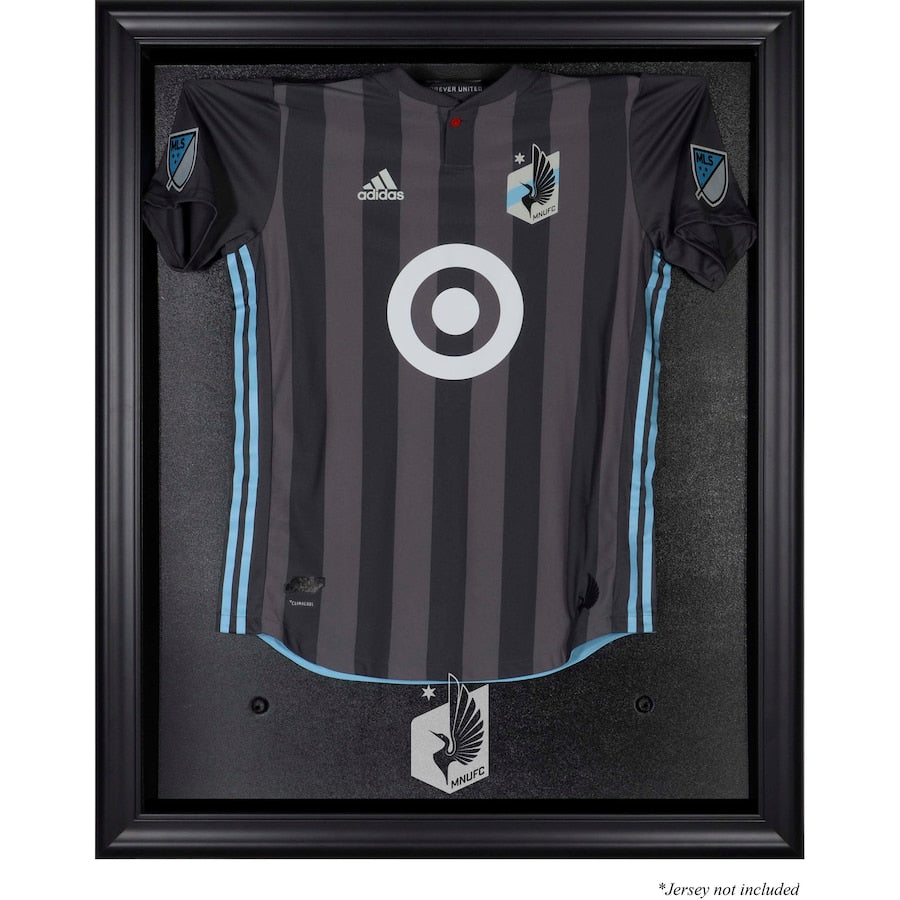 Minnesota United FC Black Framed Team Logo Jersey Display Case