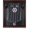 Minnesota United FC Framed Brown Team Logo Jersey Display Case