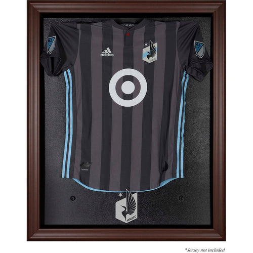 Minnesota United FC Framed Brown Team Logo Jersey Display Case