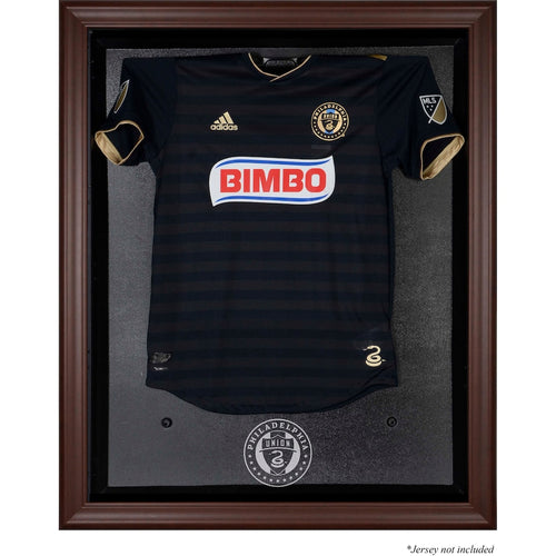 Philadelphia Union Framed Brown Team Logo Jersey Display Case