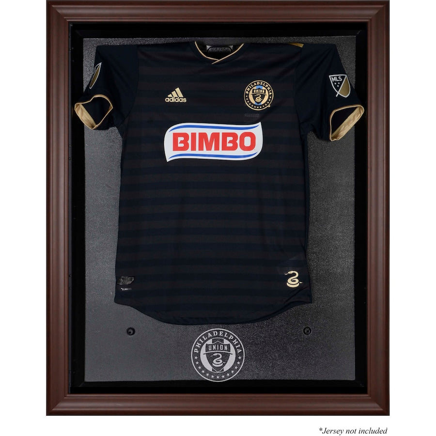 Philadelphia Union Framed Brown Team Logo Jersey Display Case