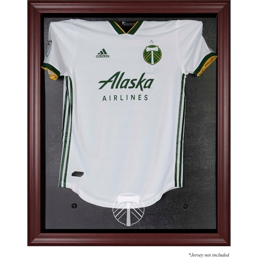 Portland Timbers Framed Mahogany Team Logo Jersey Display Case
