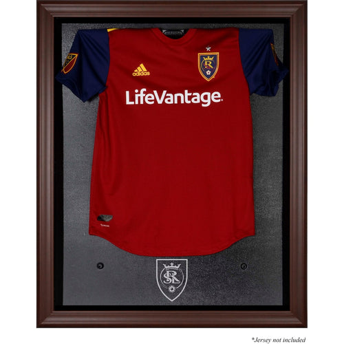 Real Salt Lake Framed Brown Team Logo Jersey Display Case