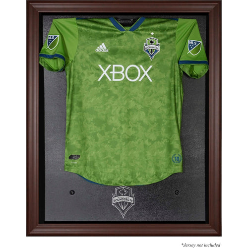 Seattle Sounders Framed Brown Team Logo Jersey Display Case