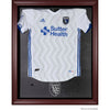 San Jose Earthquakes Framed Mahogany Team Logo Jersey Display Case