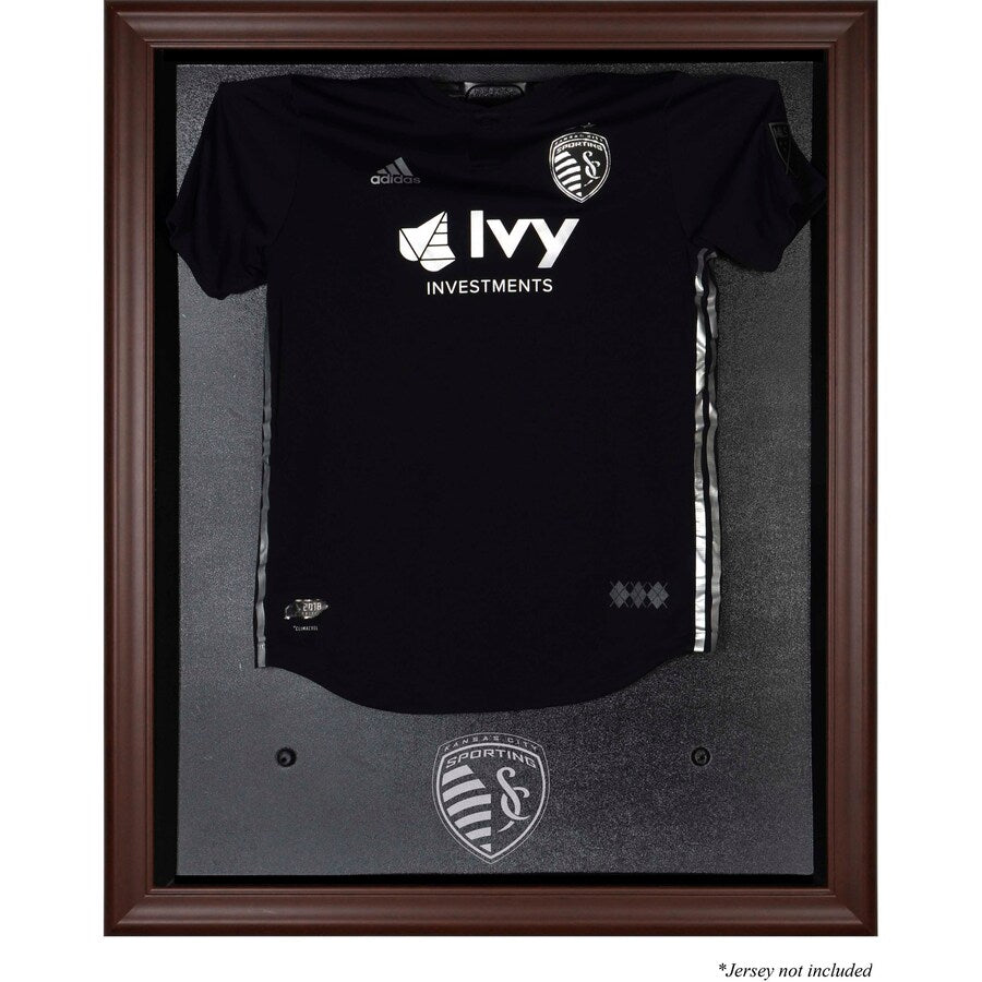 Sporting Kansas City Framed Brown Team Logo Jersey Display Case
