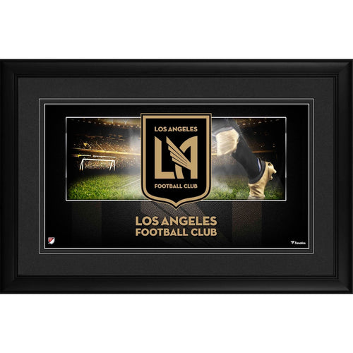 LAFC Framed 10'' x 18'' Team Logo Panoramic Photograph