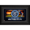 New York City FC Framed 10'' x 18'' Team Logo Panoramic Photograph
