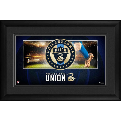 Philadelphia Union Framed 10'' x 18'' Team Logo Panoramic Photograph