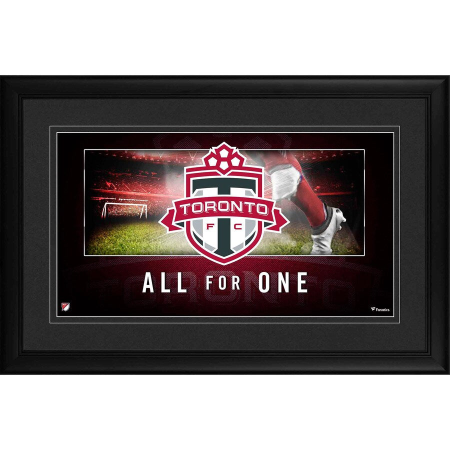 Toronto FC Framed 10'' x 18'' Team Logo Panoramic Photograph