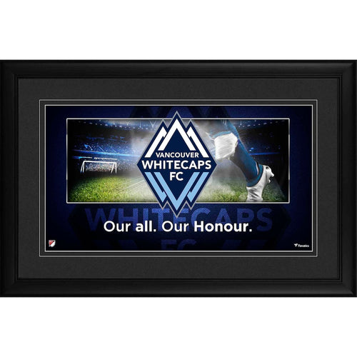 Vancouver Whitecaps FC Framed 10'' x 18'' Team Logo Panoramic Photograph