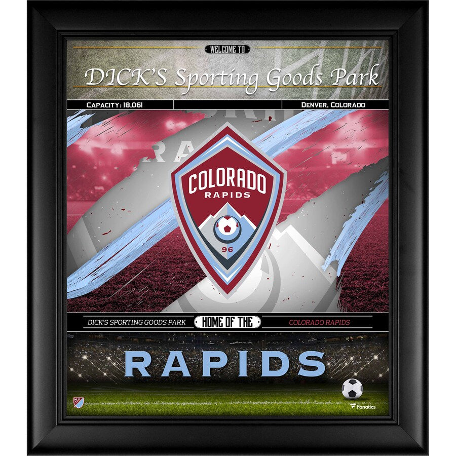 Colorado Rapids Framed 15'' x 17'' Welcome Home Collage