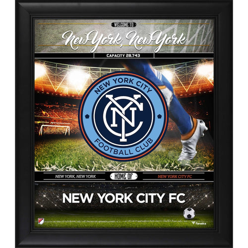 New York City FC Framed 15'' x 17'' Welcome Home Collage