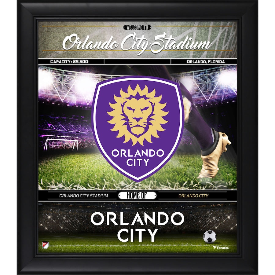 Orlando City SC Framed 15'' x 17'' Welcome Home Collage
