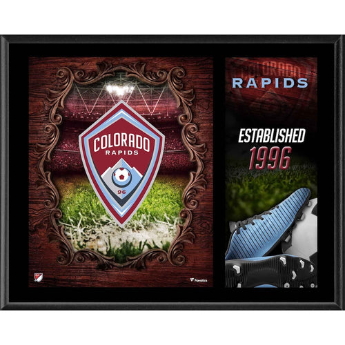 Colorado Rapids 12'' x 15'' Team Logo Sublimated Plaque