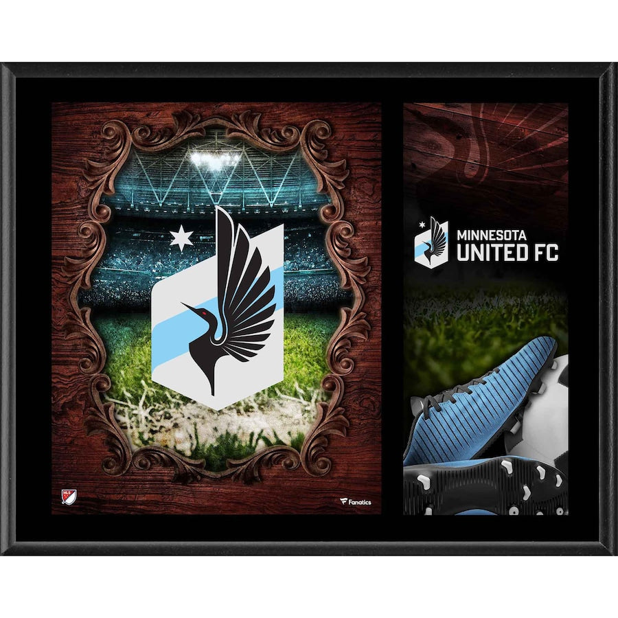 Minnesota United FC 12'' x 15'' Team Logo Sublimated Plaque