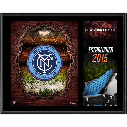 New York City FC 12'' x 15'' Team Logo Sublimated Plaque