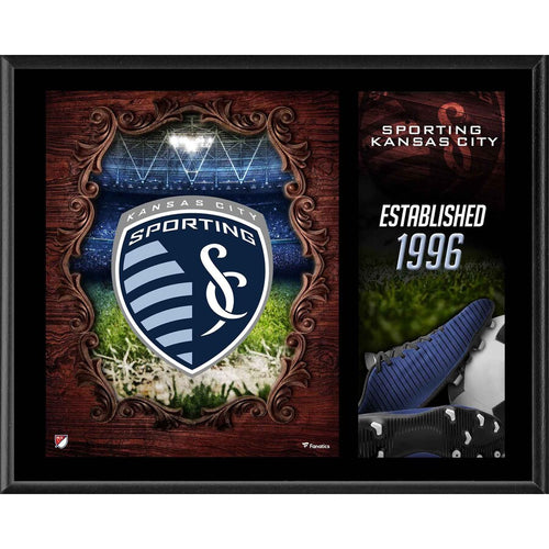 Sporting Kansas City 12'' x 15'' Team Logo Sublimated Plaque
