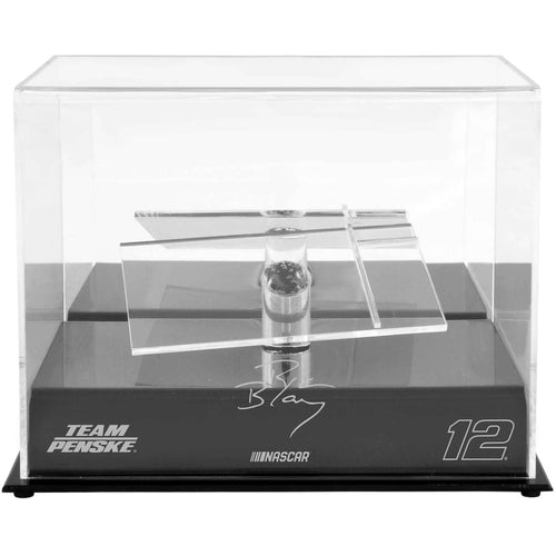 Ryan Blaney #12 Penske Racing 1 Car 1/24 Scale Die Cast Display Case With Platforms