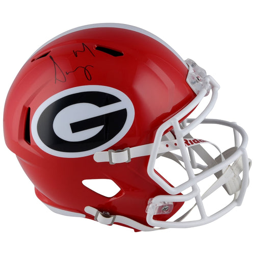 Sony Michel Georgia Bulldogs Autographed Riddell Speed Replica Helmet
