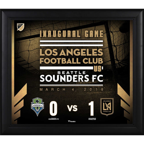 LAFC Framed 15'' x 17'' Inaugural Game Collage