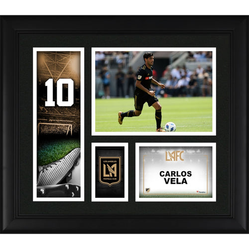 Carlos Vela LAFC Framed 15'' x 17'' Player Collage