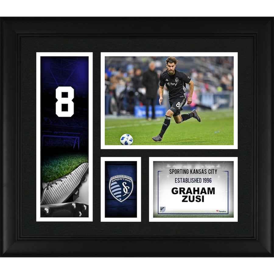 Graham Zusi Sporting Kansas City Framed 15'' x 17'' Player Collage