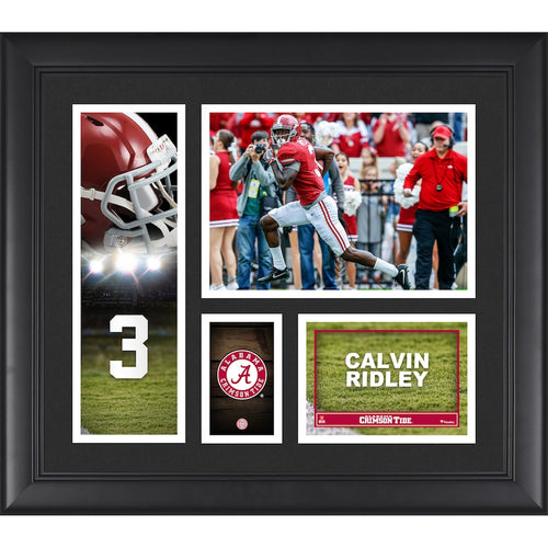 Calvin Ridley Alabama Crimson Tide Framed 15'' x 17'' Player Collage