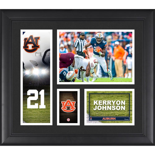 Kerryon Johnson Auburn Tigers Framed 15'' x 17'' Player Collage