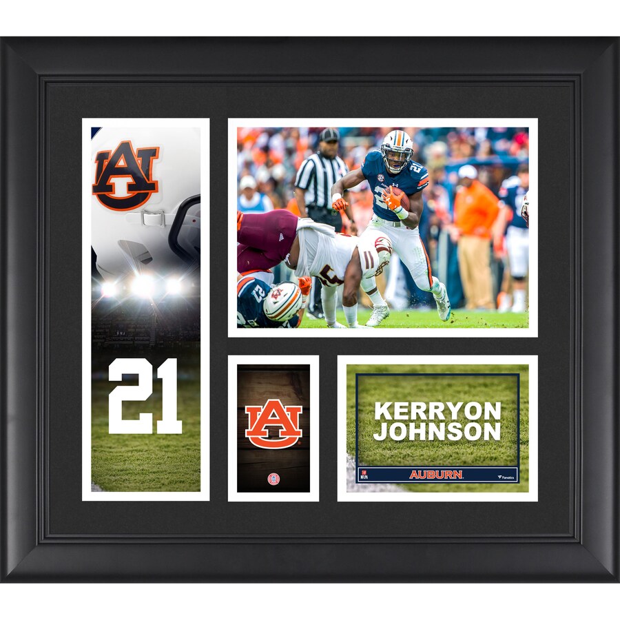 Kerryon Johnson Auburn Tigers Framed 15'' x 17'' Player Collage