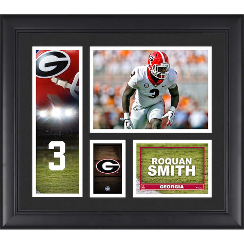 Roquan Smith Georgia Bulldogs Framed 15'' x 17'' Player Collage