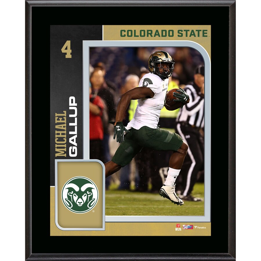 Michael Gallup Colorado State Rams 10.5'' x 13'' Sublimated Player Plaque