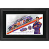 Denny Hamlin Framed 10'' x 18'' 2018 FedEx Panoramic Photograph