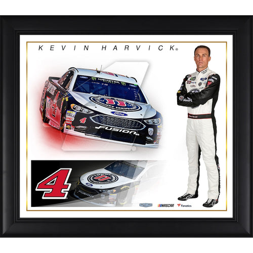 Kevin Harvick Framed 15'' x 17'' 2018 Jimmy John's Driver Collage