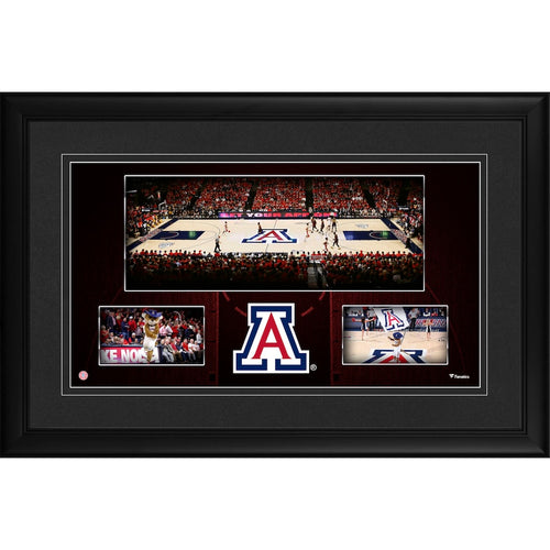 Arizona Wildcats Framed 10'' x 18'' McKale Center Panoramic Collage