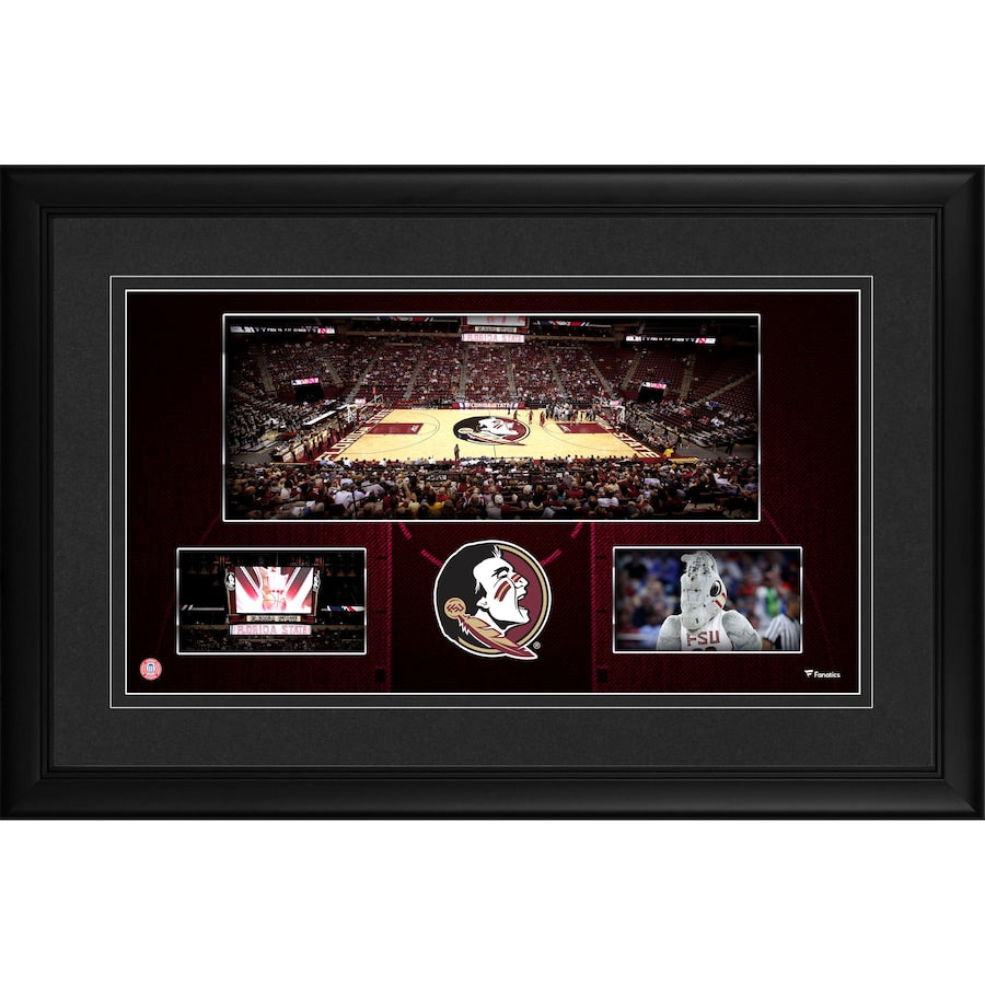 Florida State Seminoles Framed 10'' x 18'' Donald L. Tucker Civic Center Panoramic Collage