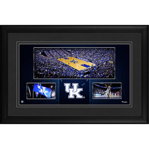 Kentucky Wildcats Framed 10'' x 18'' Rupp Arena Panoramic Collage