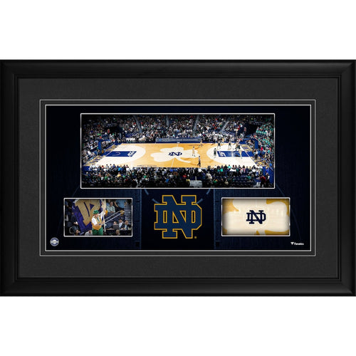 Notre Dame Fighting Irish Framed 10'' x 18'' Edmund P. Joyce Center Panoramic Collage