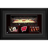 Wisconsin Badgers Framed 10'' x 18'' Kohl Center Panoramic Collage