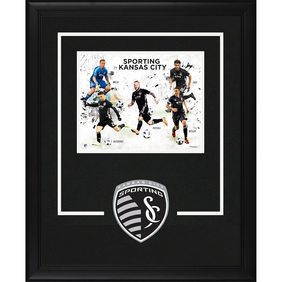 Sporting Kansas City Deluxe Framed 8'' x 10'' Players Collage