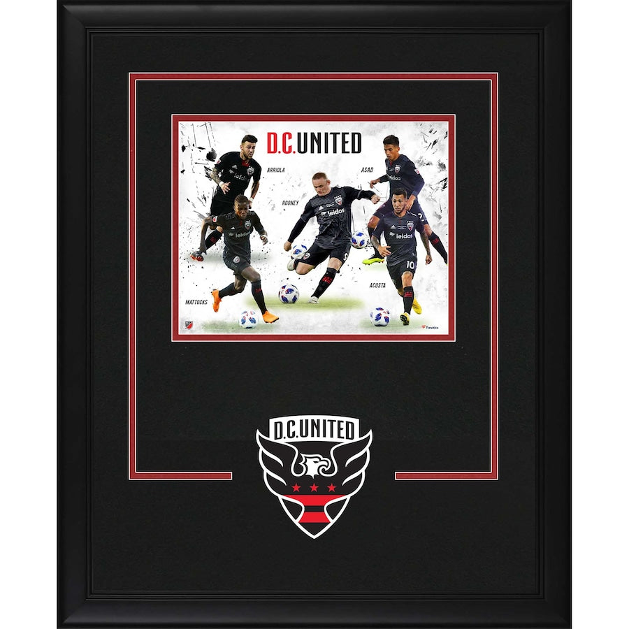 D.C. United Deluxe Framed 8'' x 10'' Players Collage