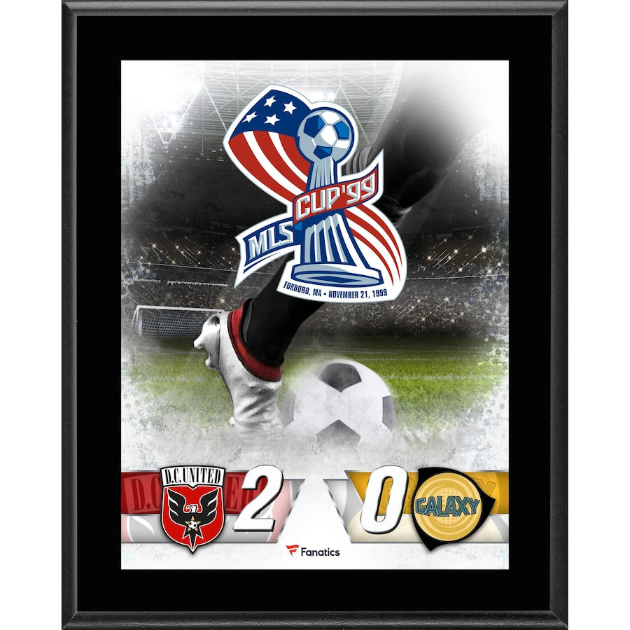 D.C. United vs. LA Galaxy 10.5'' x 13'' 1999 MLS Cup Sublimated Plaque